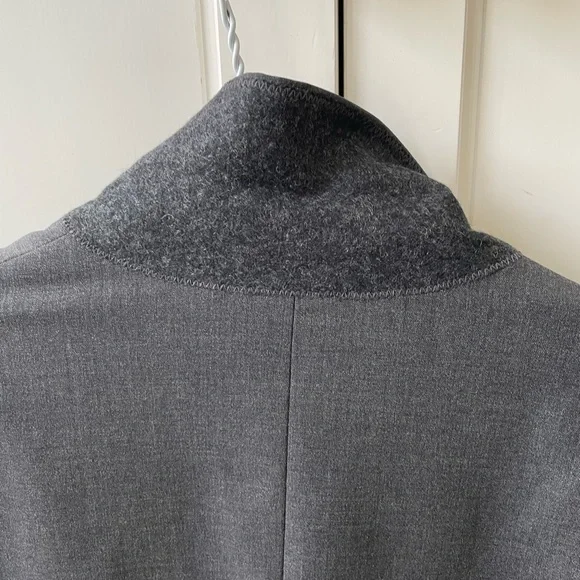 Theory wool blend charcoal grey blazer - Picture 4 of 4